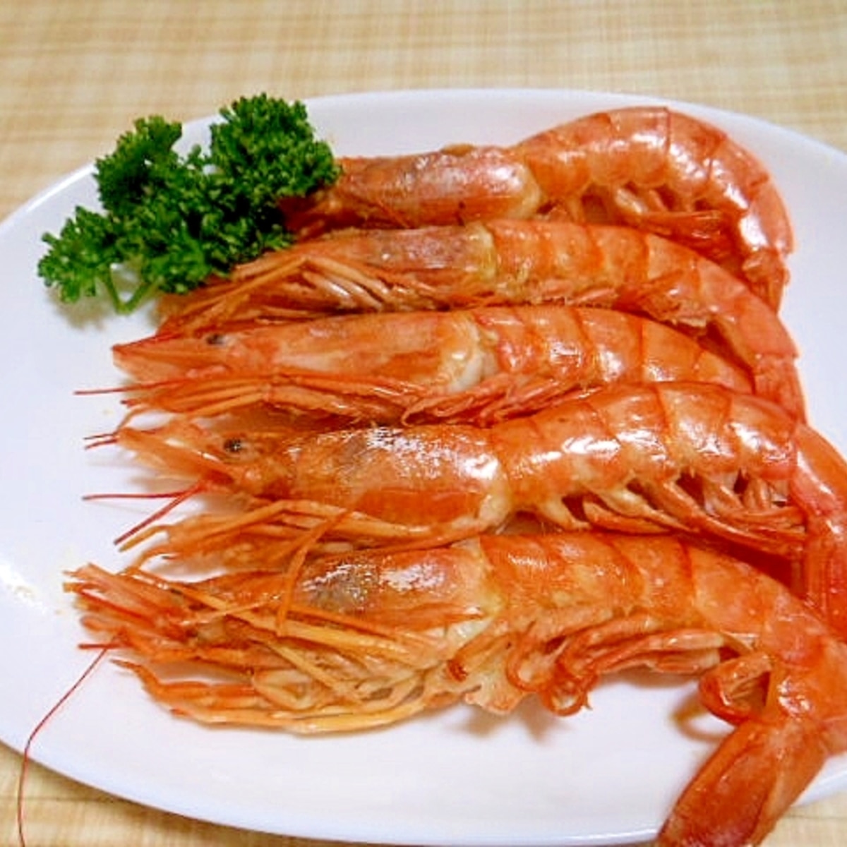 おつまみに 赤えびの姿酒蒸し レシピ 作り方 By アルプスの乙女 楽天レシピ